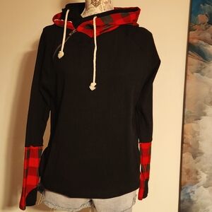Buffalo Plaid Double Hoodie